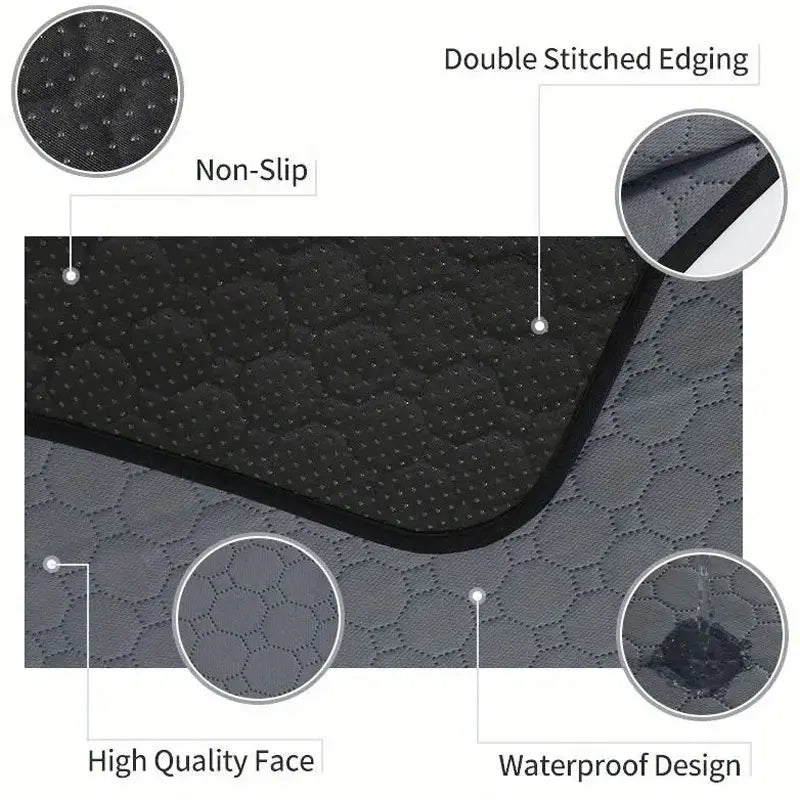 Reusable Washable Dog Pee Pad | Waterproof Absorbent Mat
