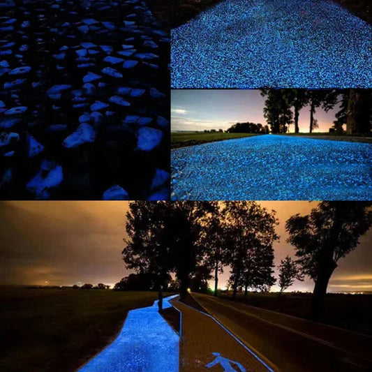 Glow in Dark Luminous Pebbles for Garden & Aquarium Decor