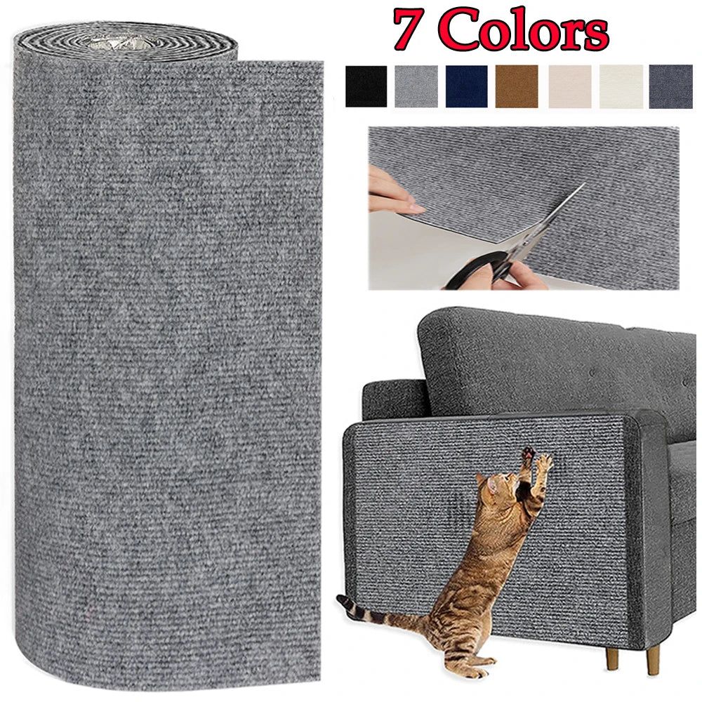 DIY Trimmable Cat Furniture Protector & Scratcher Mat - 7 Colors