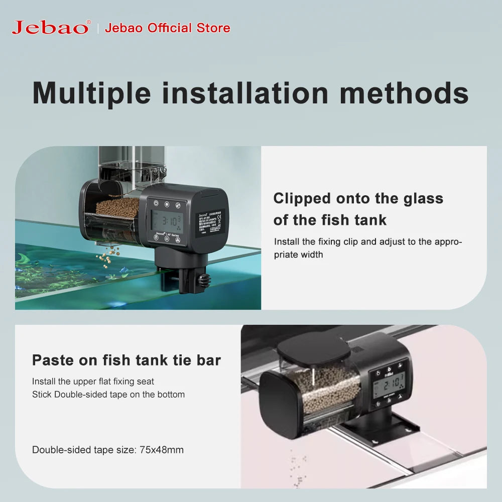 Jebao Jecod Smart WiFi Automatic Aquarium Fish Feeder 2024