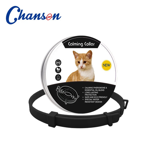 Natural Pet Calming Collar for Cats & Dogs | 60-Day Anxiety Relief