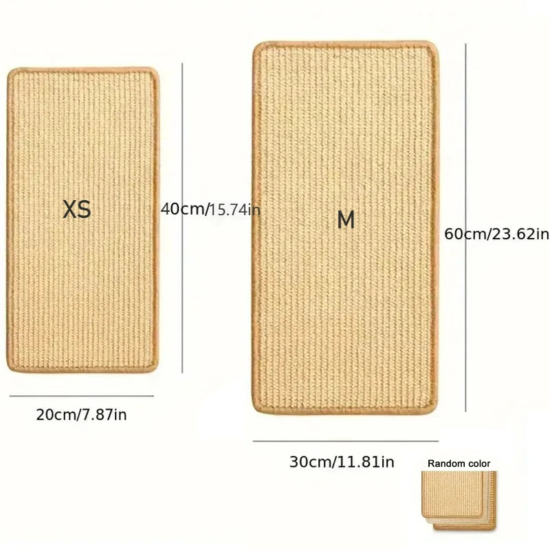 Natural Sisal Cat Scratcher Mat: Protect Your Canadian Home