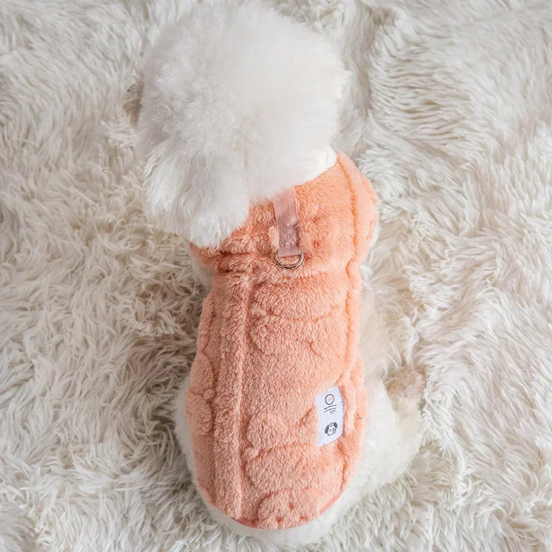 Cozy Fleece Dog & Cat Sweater - Warm Winter Pullover for Small Breeds