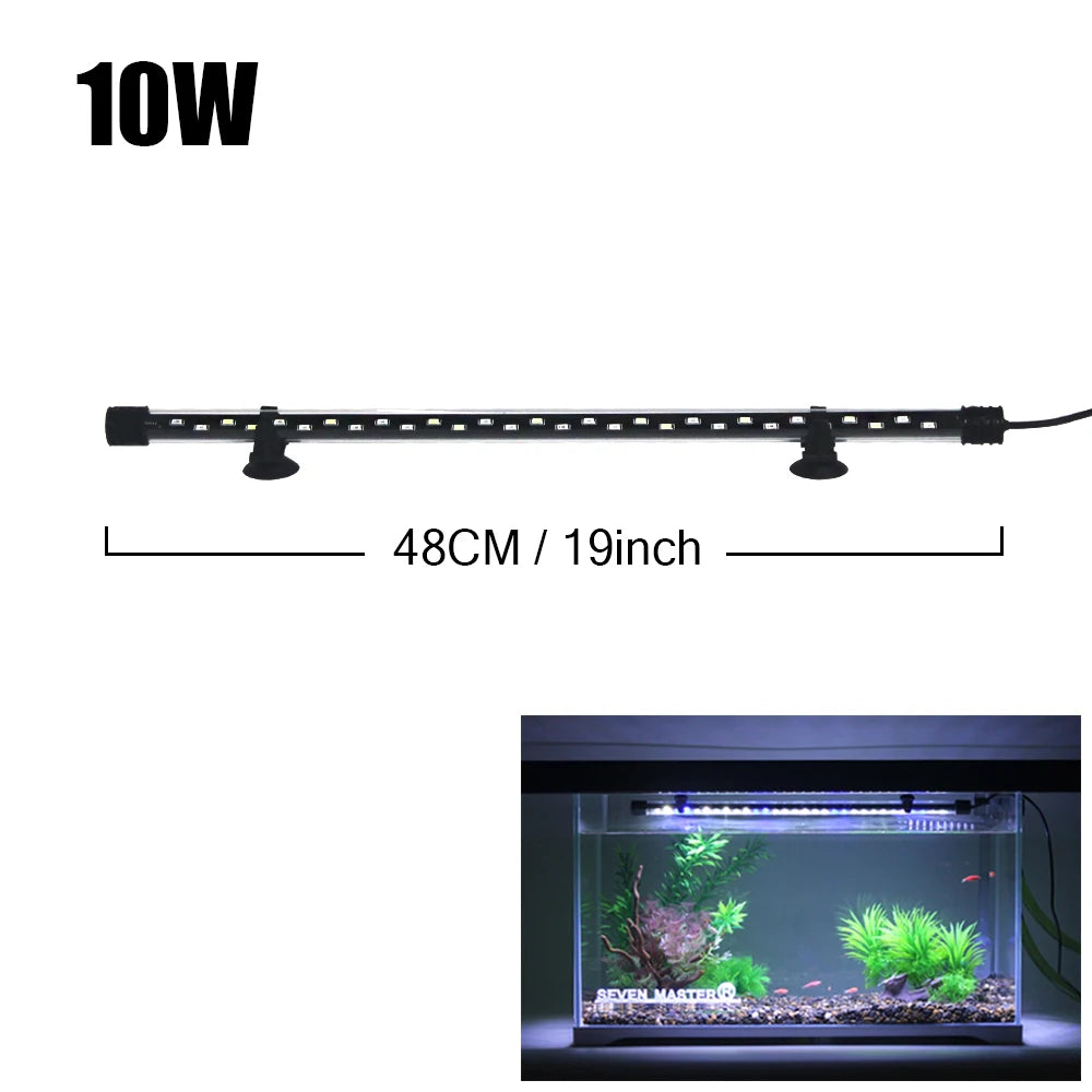Aquarium LED Plant Grow & Decor Light - Waterproof Fish Tank Lamp