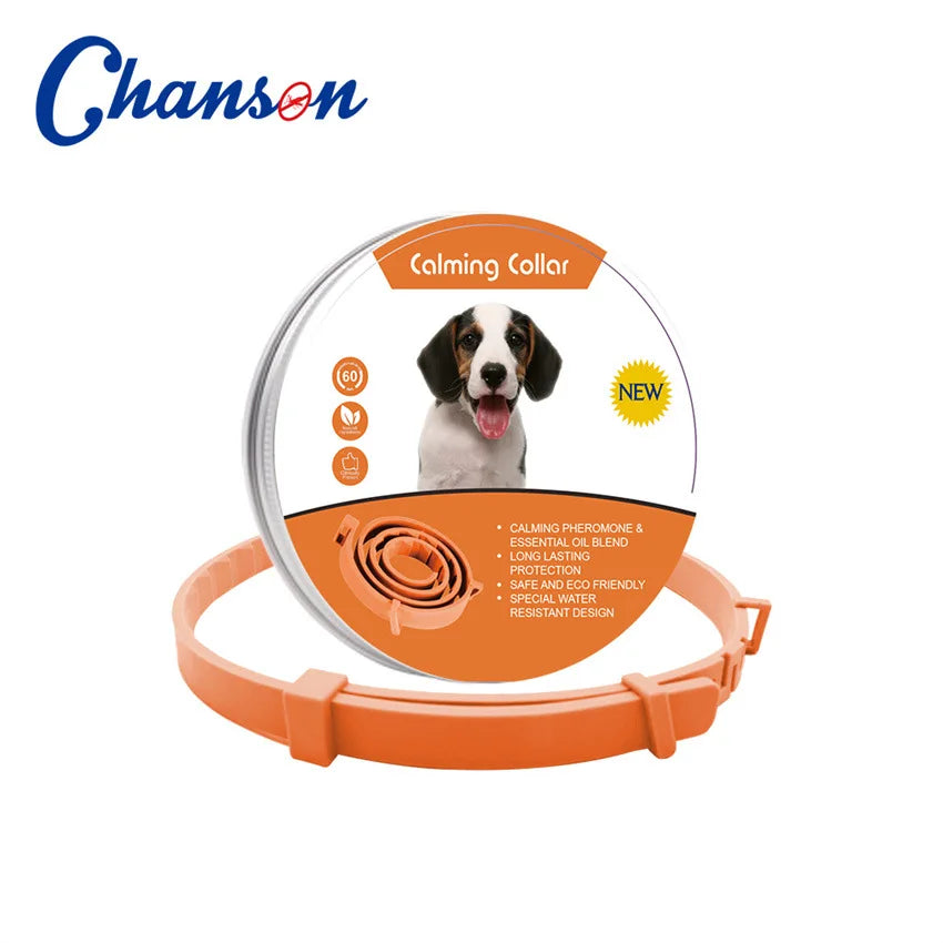 Natural Pet Calming Collar for Cats & Dogs | 60-Day Anxiety Relief