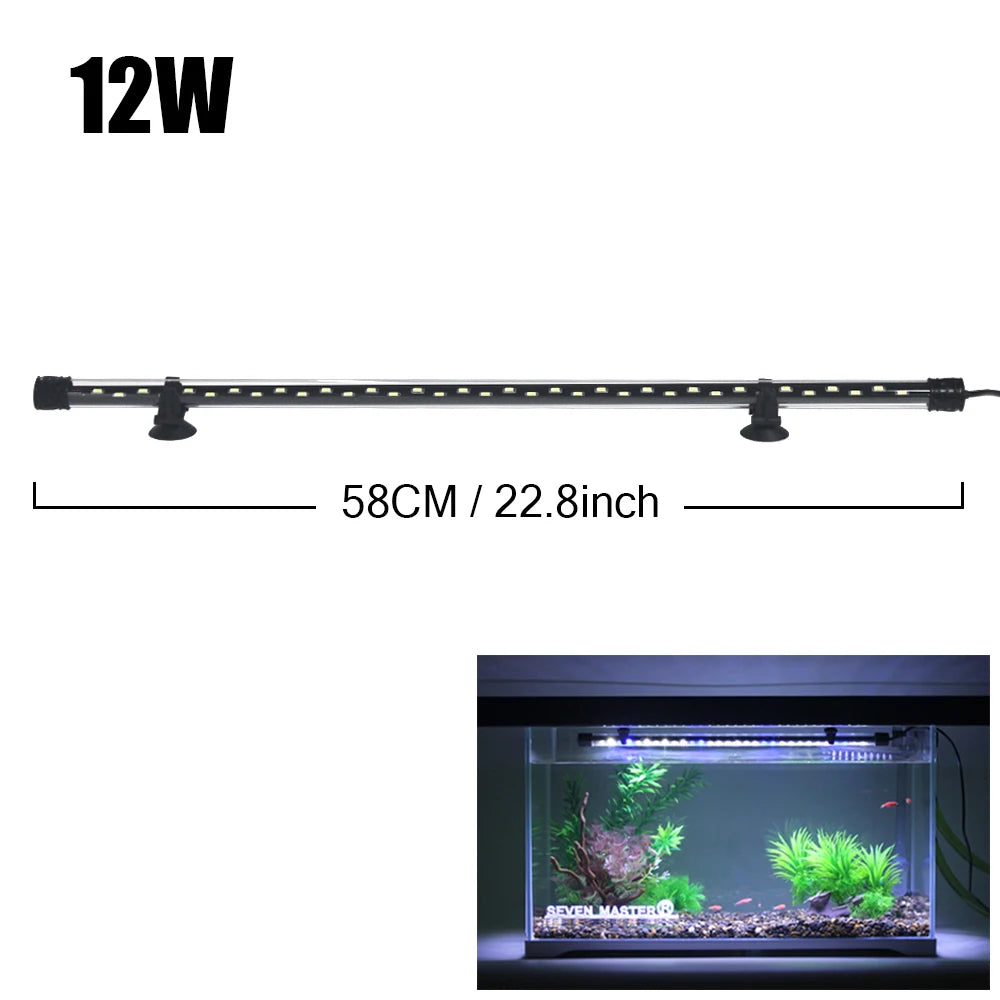 Aquarium LED Plant Grow & Decor Light - Waterproof Fish Tank Lamp