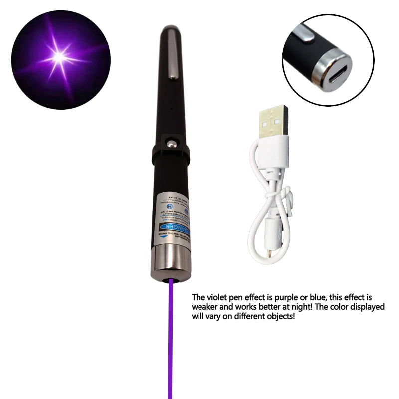 2-in-1 Mini Laser Pointer & LED Pet Training Flashlight for Cats & Dogs