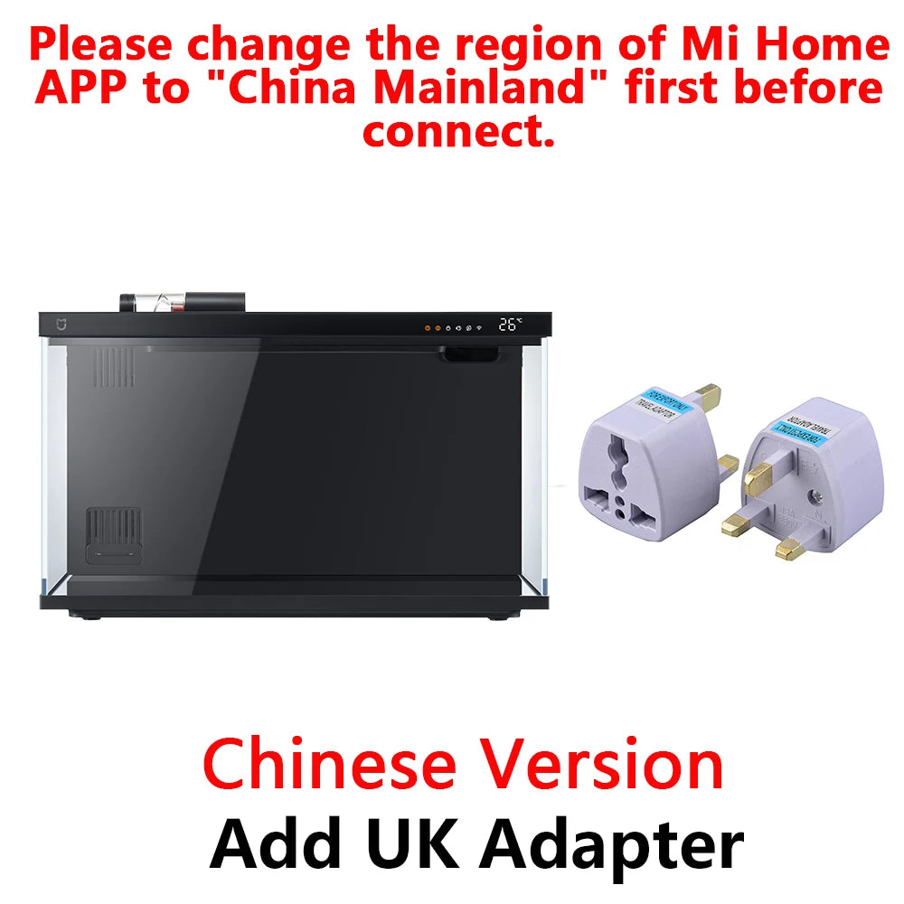 Xiaomi Mijia MYG100 Smart Fish Tank - App Control, Auto Feeder