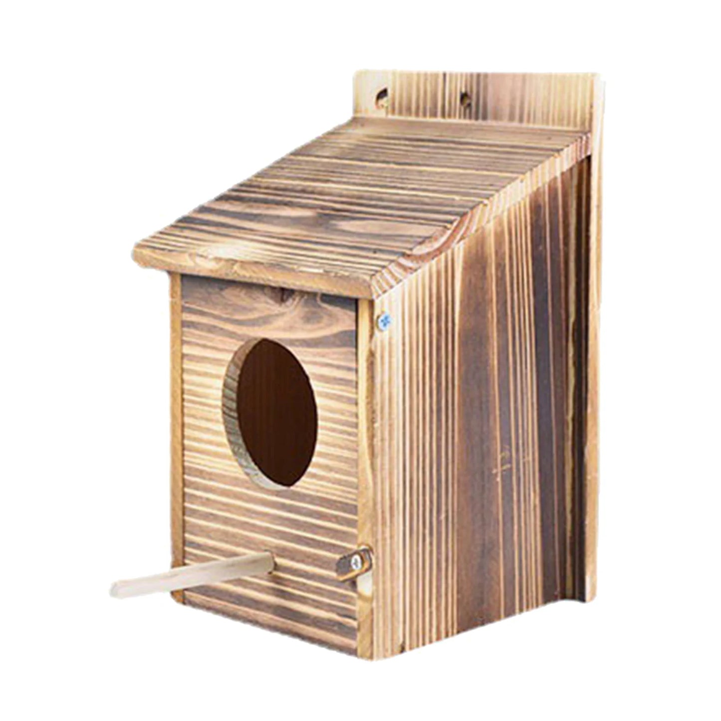 Weatherproof Wooden Bird House for Canadian Outdoor Birds