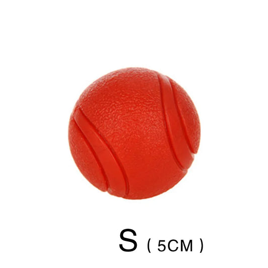 HOOPET Tough Red Rubber Dog Ball - Chew Proof S-XL