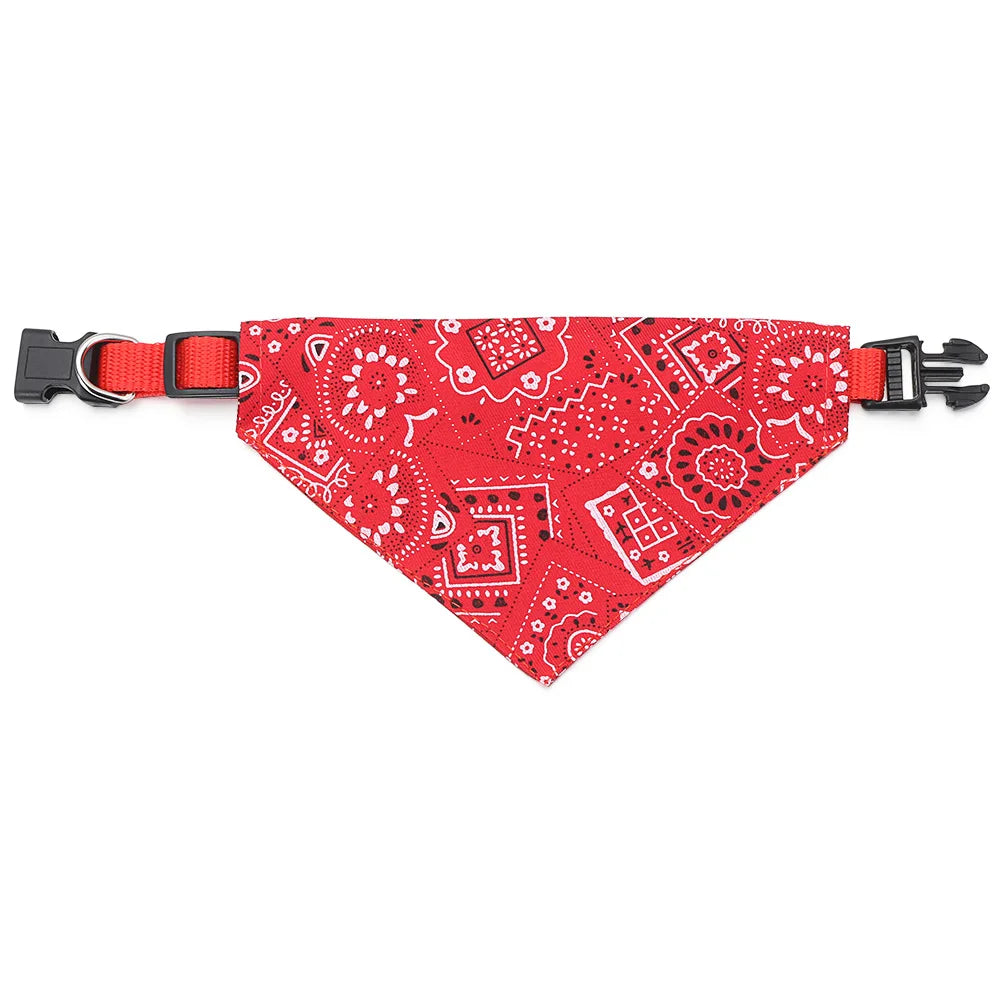 Adjustable Washable Pet Bandana Scarf for Dogs & Cats