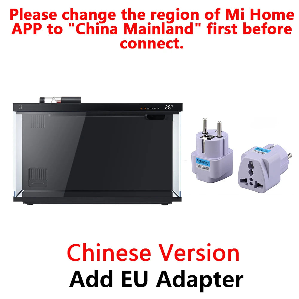 Xiaomi Mijia MYG100 Smart Fish Tank - App Control, Auto Feeder
