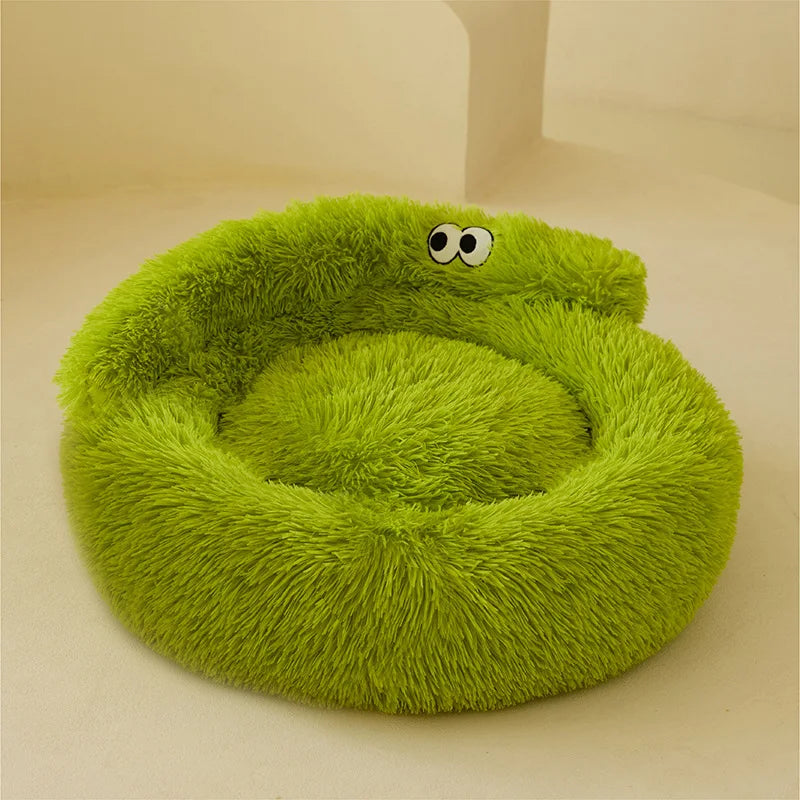 Ultra-Soft Plush Cat & Small Dog Bed | Warm Pet Nest