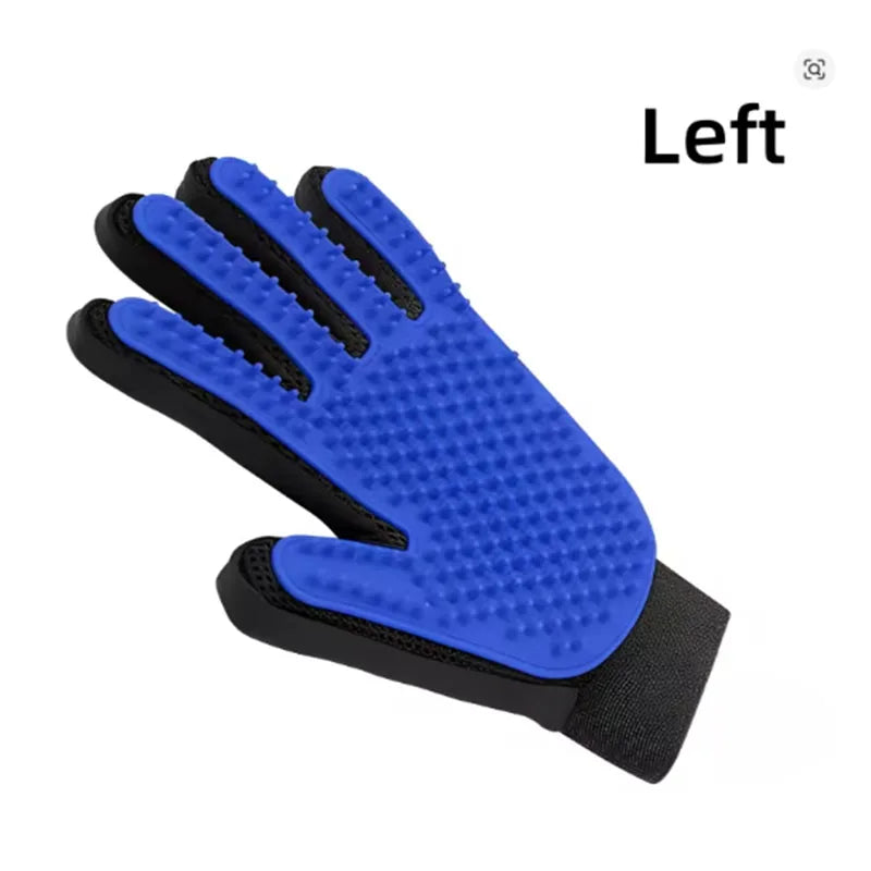 Pet Grooming & Deshedding Glove for Dogs & Cats - Hair Remover