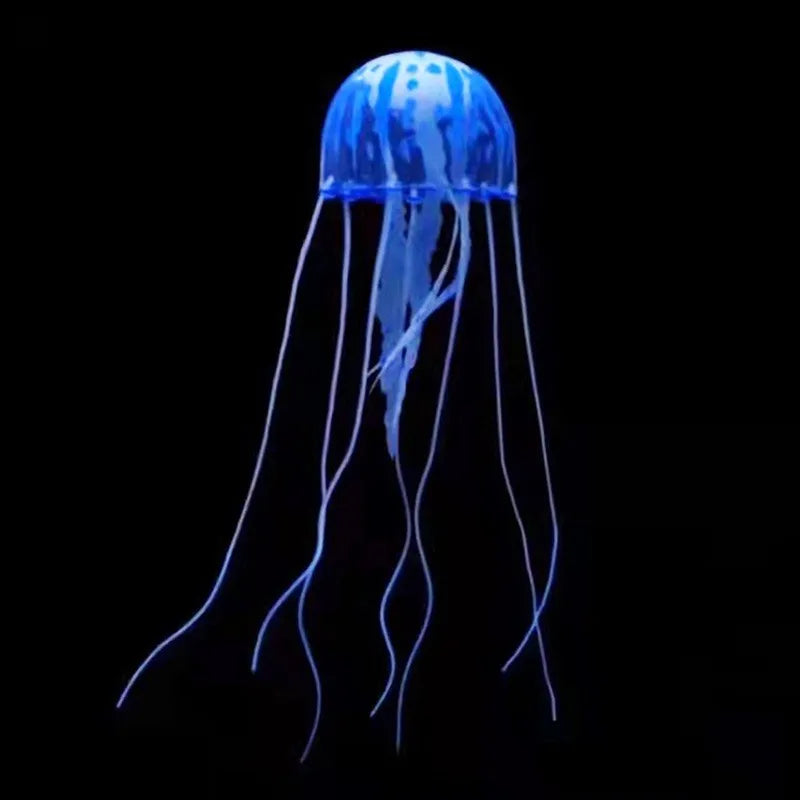 Luminous Artificial Jellyfish Aquarium Decor - Fish Tank Ornament
