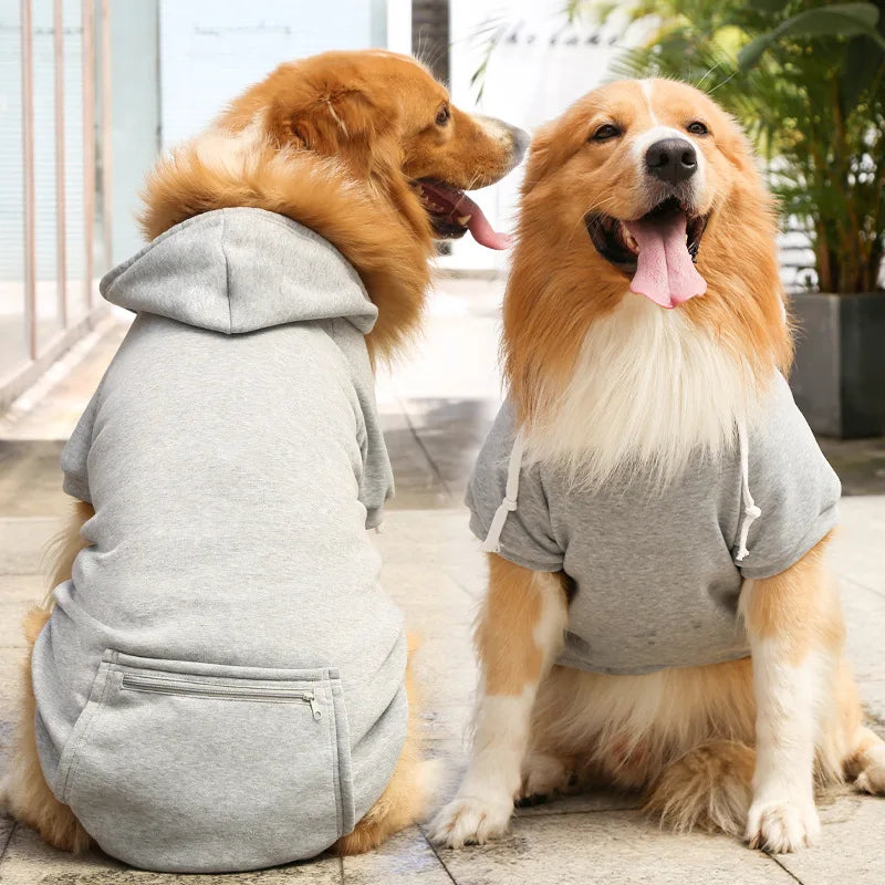 Plaid Reversible Dog Winter Coat - Warm Pet Jacket for Canadian Winters