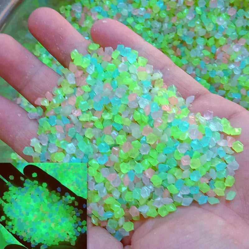 Glow in Dark Luminous Pebbles for Garden & Aquarium Decor