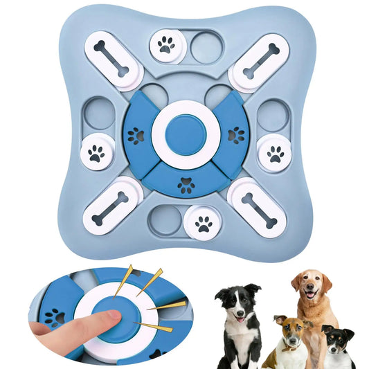 Dog IQ Slow Feeder Toy - Interactive Puzzle Food Dispenser