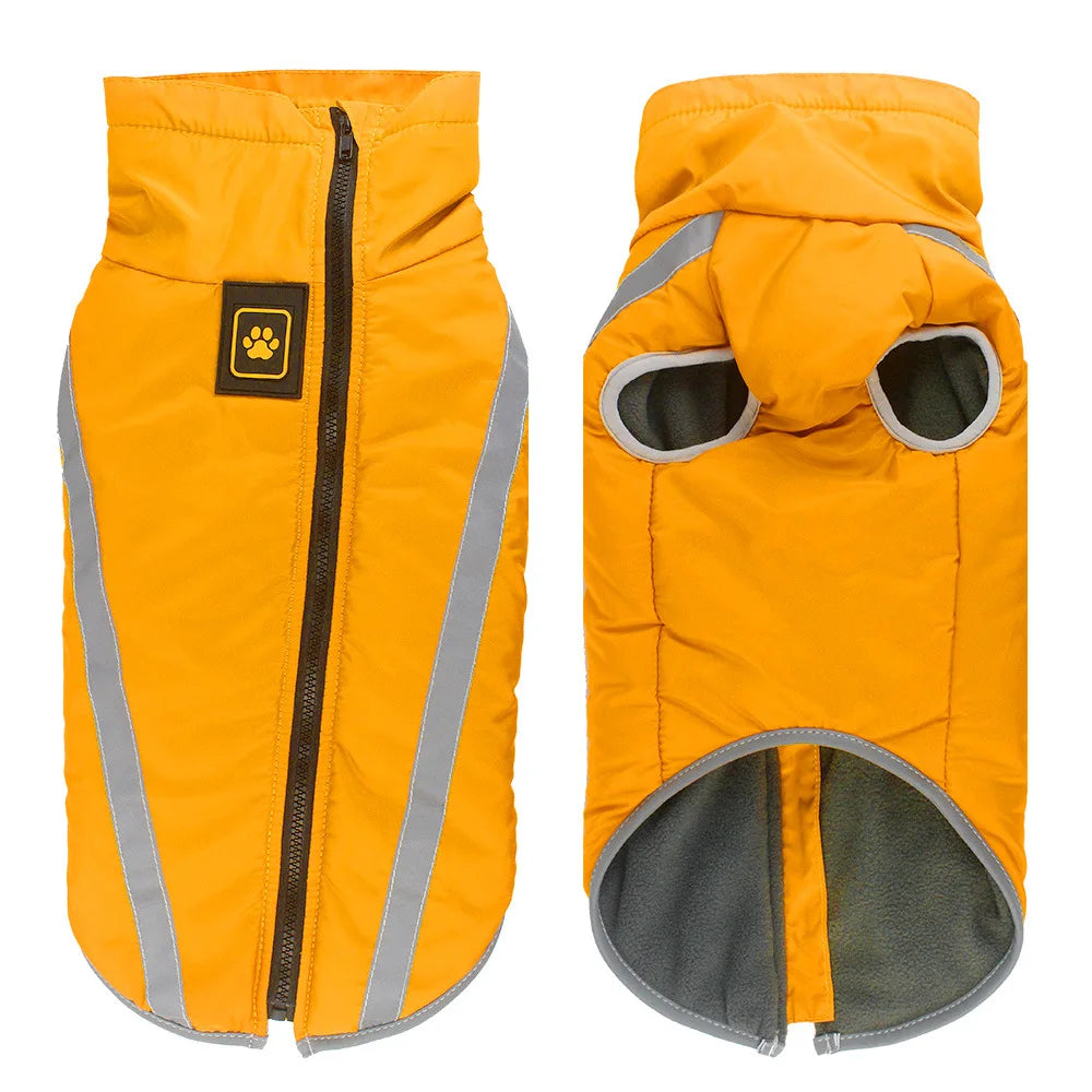 Large Dog Winter Coat - Waterproof, Warm & Reflective for Canadian Winters