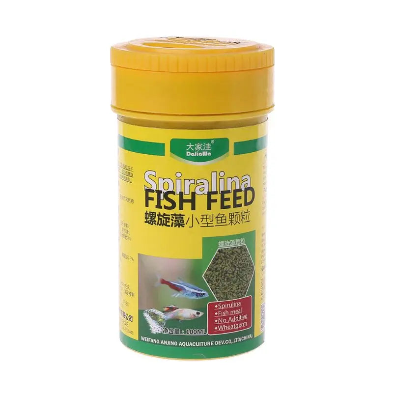Premium Spirulina Tropical Fish Food - Enhances Fish Colour
