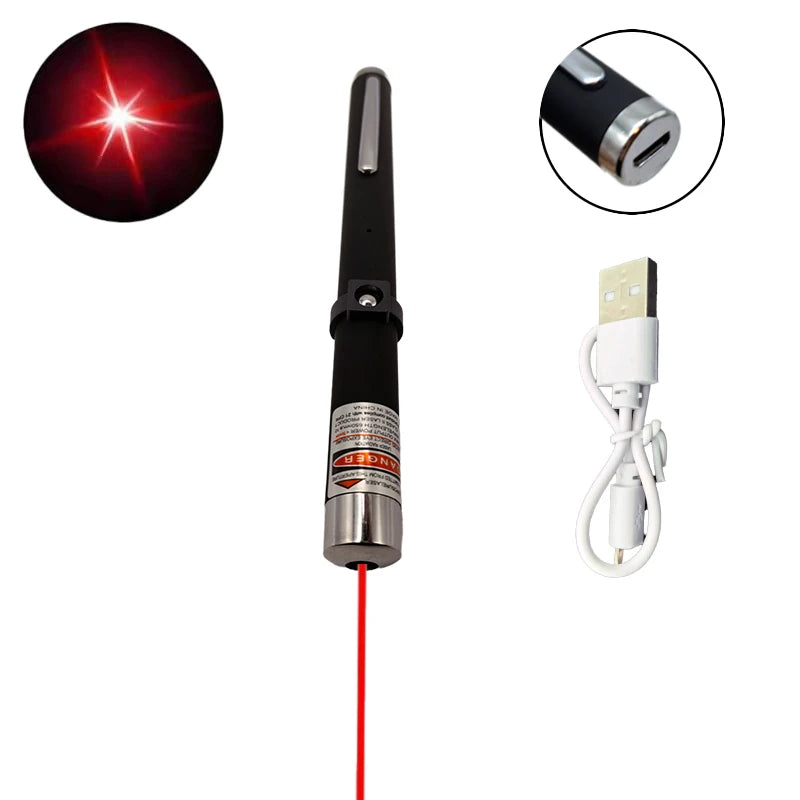 2-in-1 Mini Laser Pointer & LED Pet Training Flashlight for Cats & Dogs