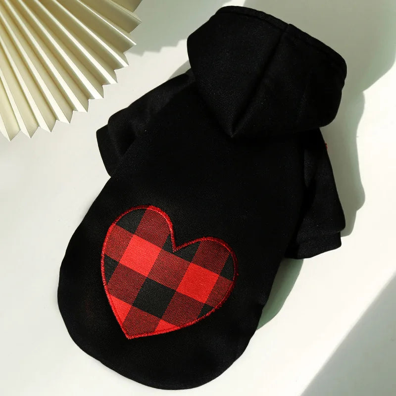 Plaid Reversible Dog Winter Coat - Warm Pet Jacket for Canadian Winters