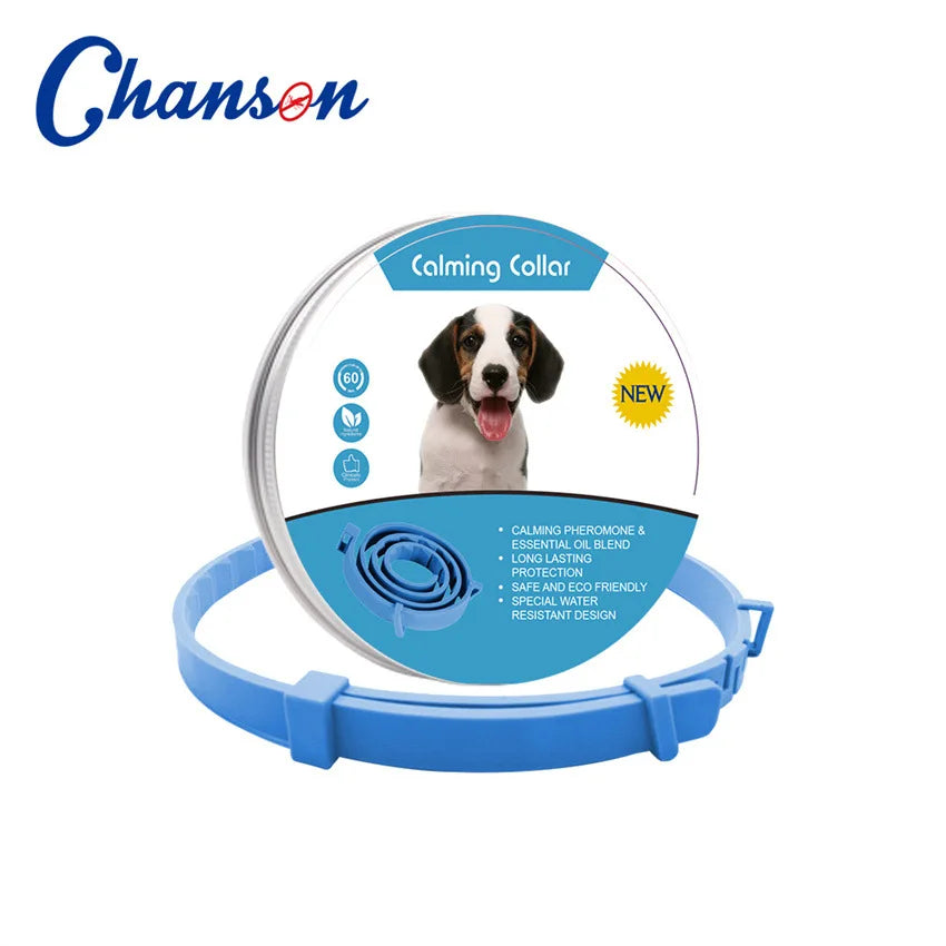 Natural Pet Calming Collar for Cats & Dogs | 60-Day Anxiety Relief