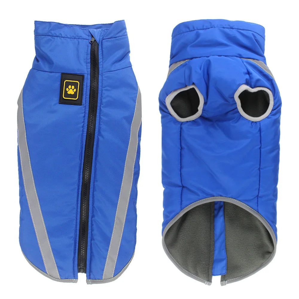Large Dog Winter Coat - Waterproof, Warm & Reflective for Canadian Winters