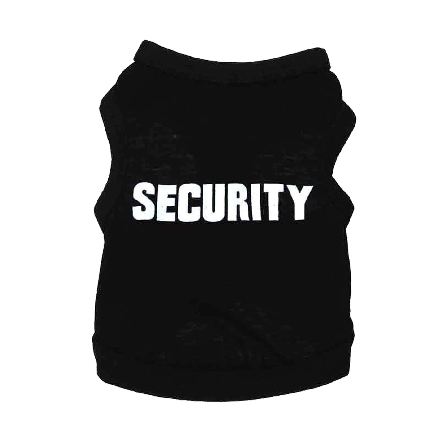 Police Dog Costume Vest - Black Cosplay Pet Apparel