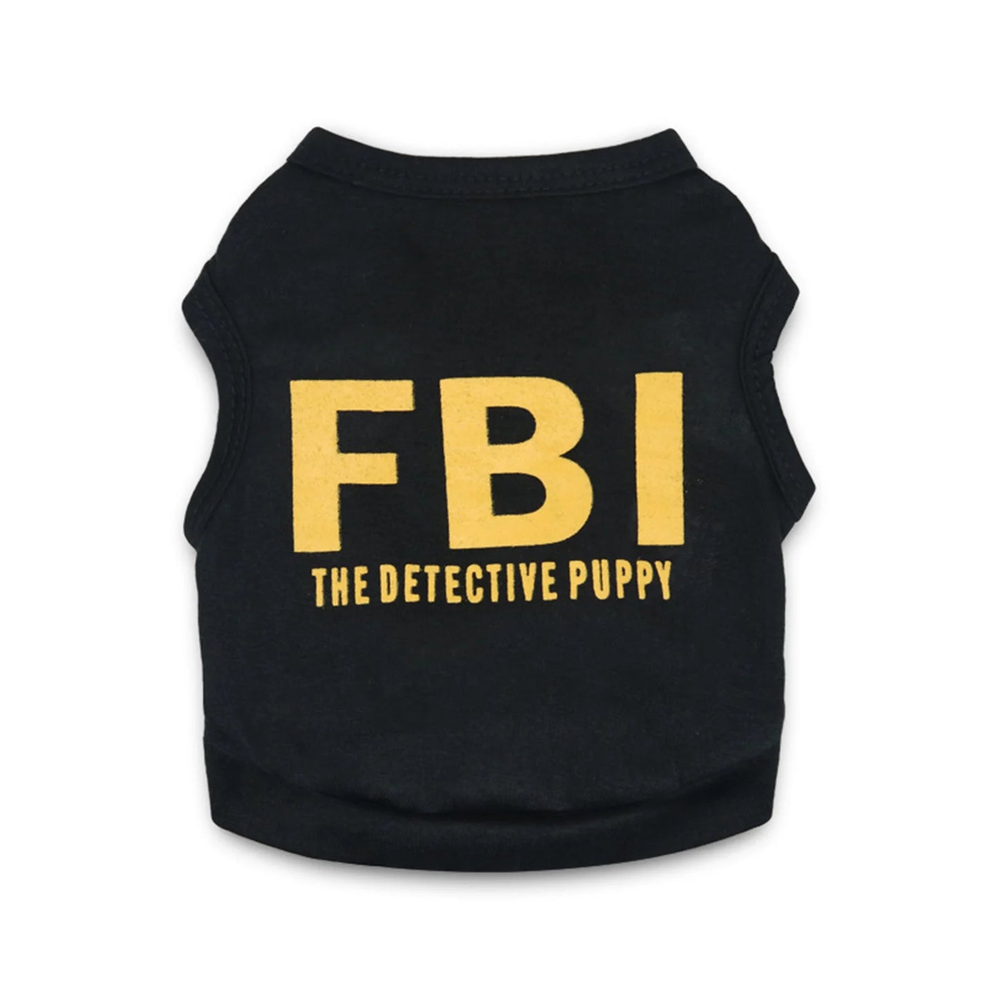 Police Dog Costume Vest - Black Cosplay Pet Apparel