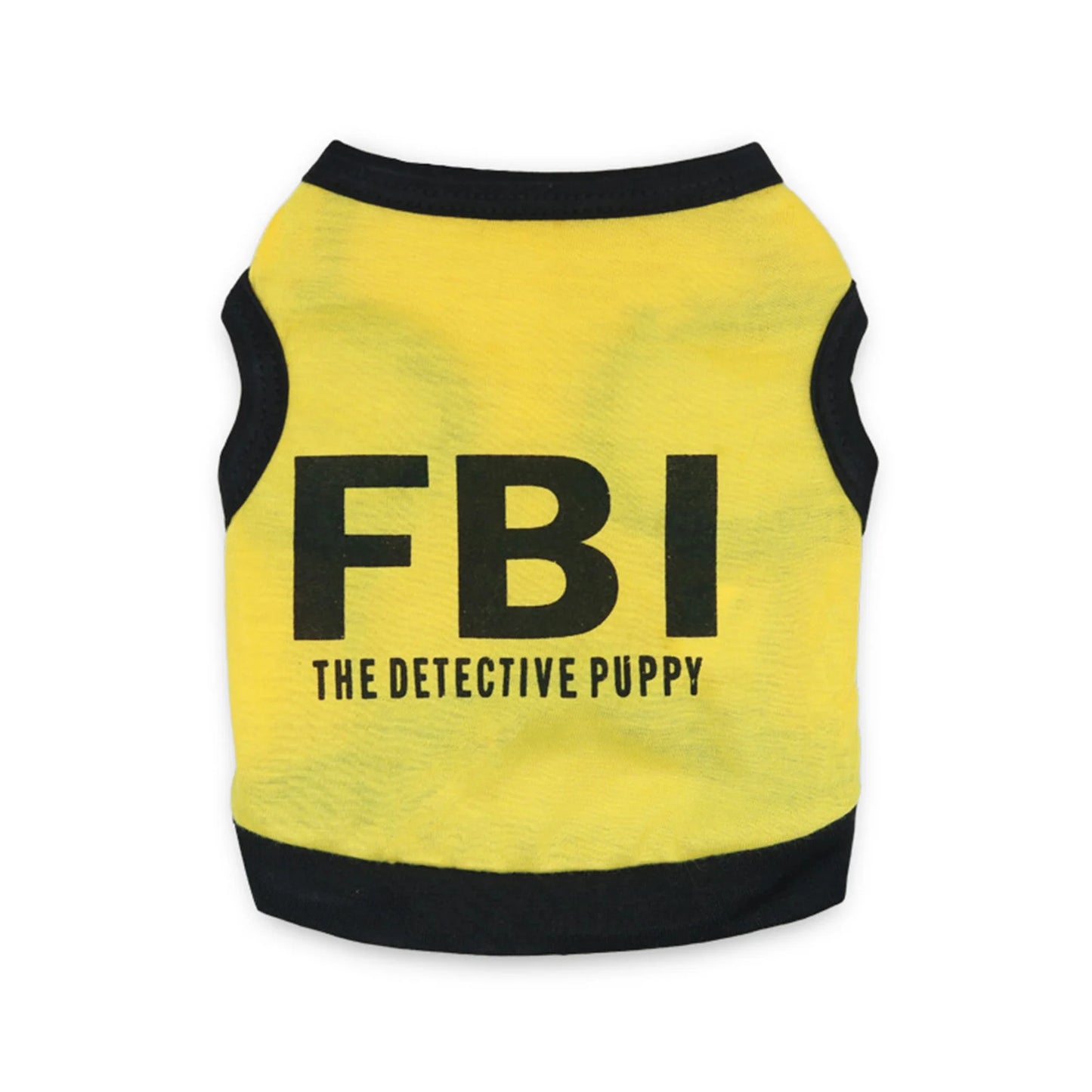 Police Dog Costume Vest - Black Cosplay Pet Apparel