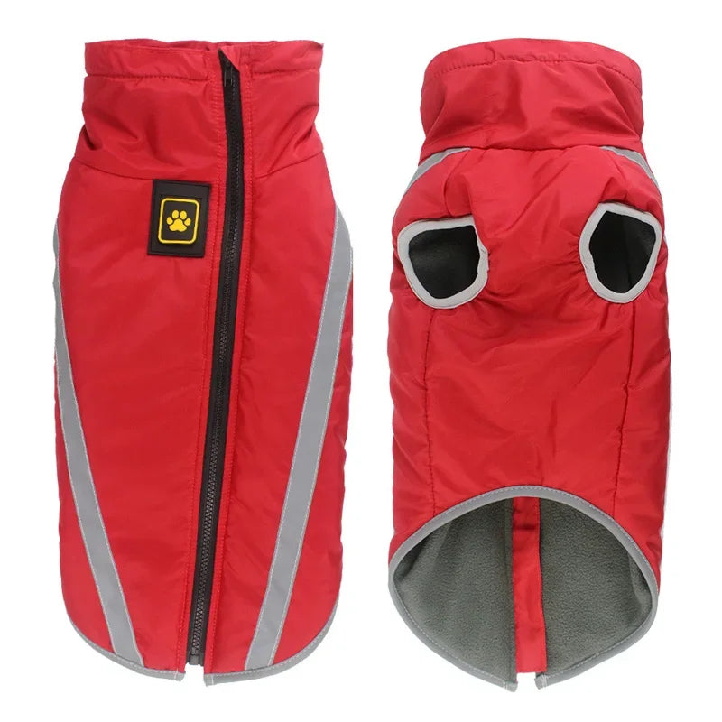 Large Dog Winter Coat - Waterproof, Warm & Reflective for Canadian Winters