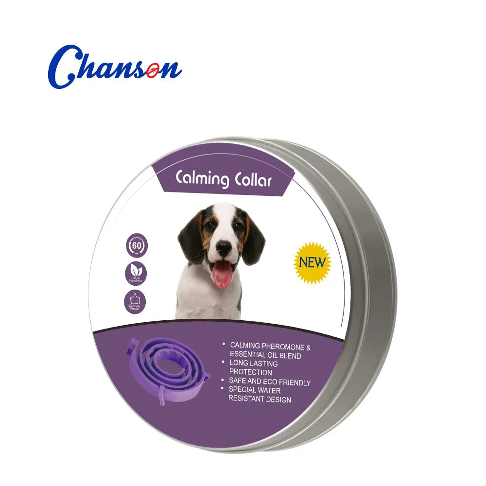 Natural Pet Calming Collar for Cats & Dogs | 60-Day Anxiety Relief