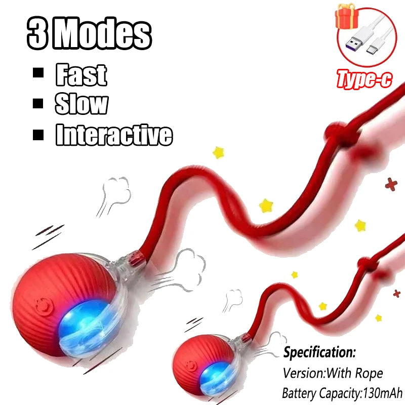 Smart Interactive Cat Ball Toy | Automatic Self-Moving for Cats