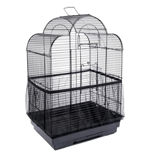 Nylon Mesh Bird Cage Seed Guard & Catcher - Easy Clean