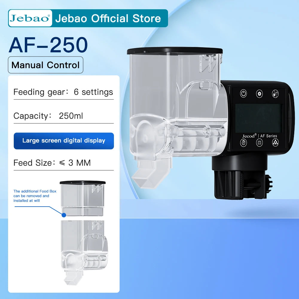 Jebao Jecod Smart WiFi Automatic Aquarium Fish Feeder 2024