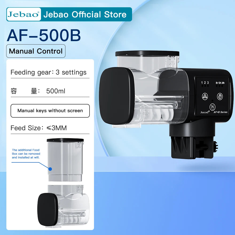Jebao Jecod Smart WiFi Automatic Aquarium Fish Feeder 2024