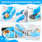Pet Bathing Gloves: Silicone Scrubber & Hair Remover for Dogs, Cats