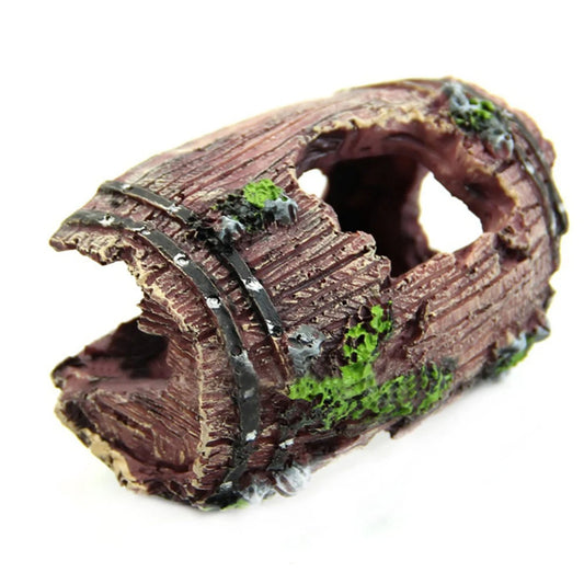 Vintage Wreck Barrel Aquarium Decor | Betta Fish Hideout Canada