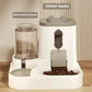 Automatic Pet Feeder: Integrated Food & Water for Cats & Dogs