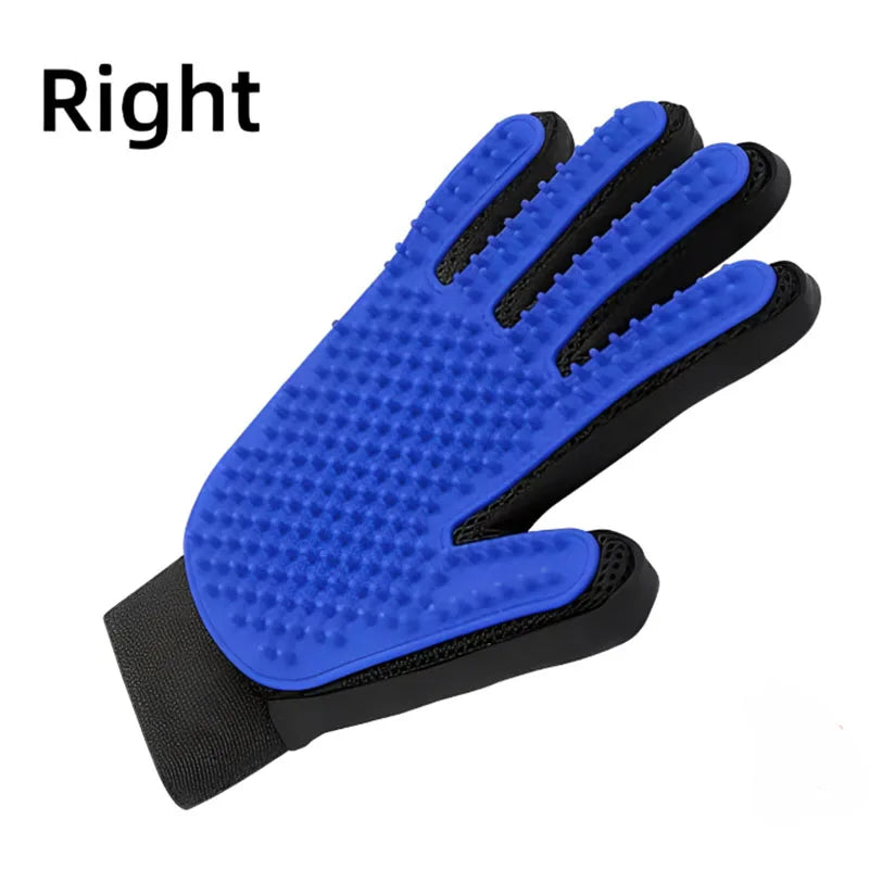 Pet Grooming & Deshedding Glove for Dogs & Cats - Hair Remover