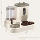 Automatic Pet Feeder: Integrated Food & Water for Cats & Dogs