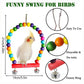 7-Pc Wood Parrot Toys & Bird Cage Accessories Set