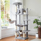 Tall Multi-Level Cat Tree Tower for Multiple Indoor Cats w/ Condo