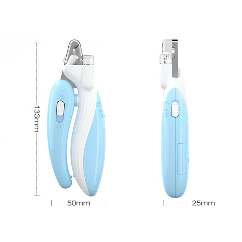 Professional LED Pet Nail Clippers for Dogs & Cats