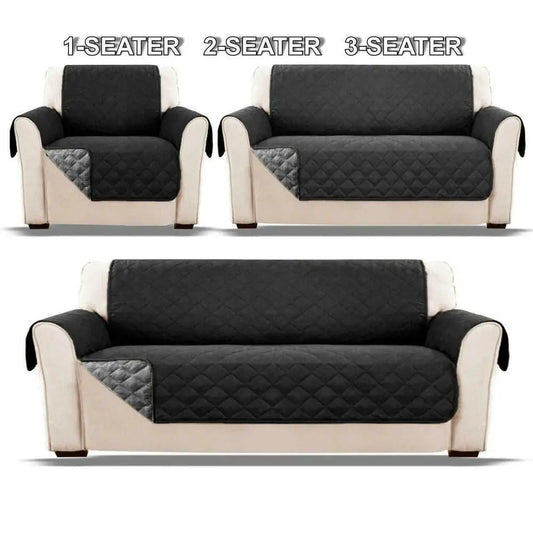 Waterproof Quilted Sofa Cover | Pet & Kid Couch Protector Slipcover
