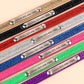 Personalized Bling Leather Cat & Small Dog Collar with Engraved ID