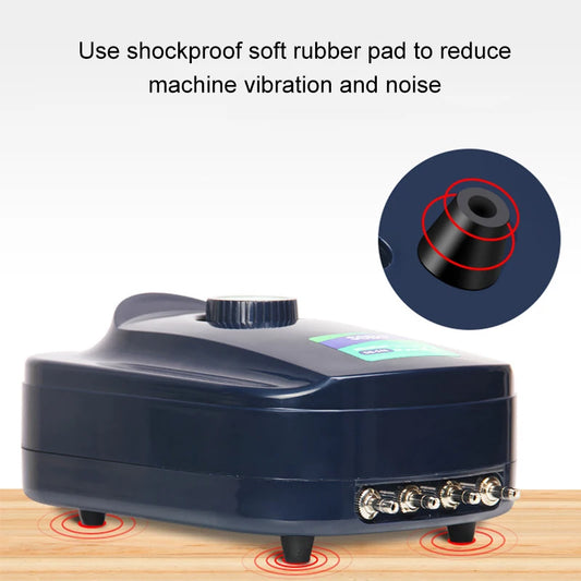 SOBO Silent Adjustable High Power Aquarium Air Pump Oxygenator