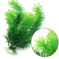 Green Artificial Plastic Aquarium Plant Decor - Fish Tank Ornament