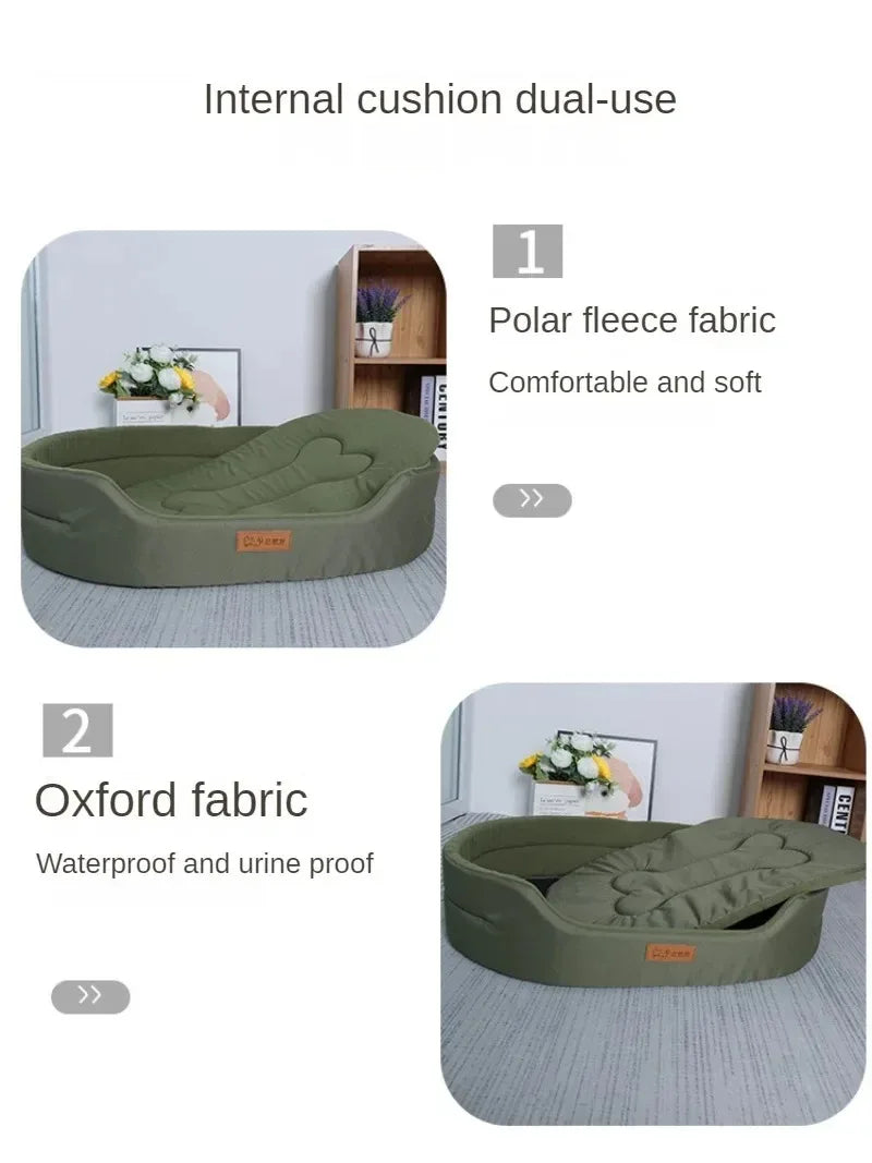 Premium Fluffy Dog & Cat Sofa Bed Cushion - All Sizes
